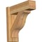 Ekena Millwork Funston Block Rough Sawn Outlooker, Western Red Cedar, 6"W x 18"D x 18"H OUT06X18X18FST05RWR - alternate 1